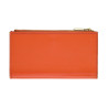 Orange long wallet for women