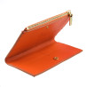 Orange long wallet for women