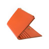 Orange long wallet for women