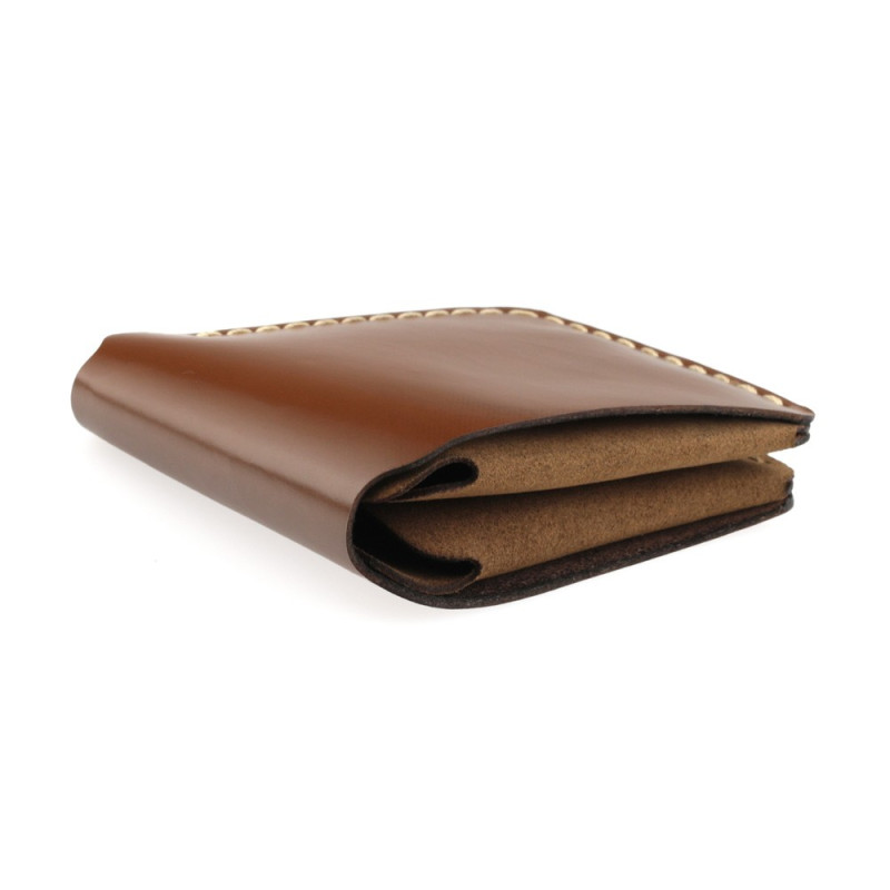 suede and smooth leather wallet